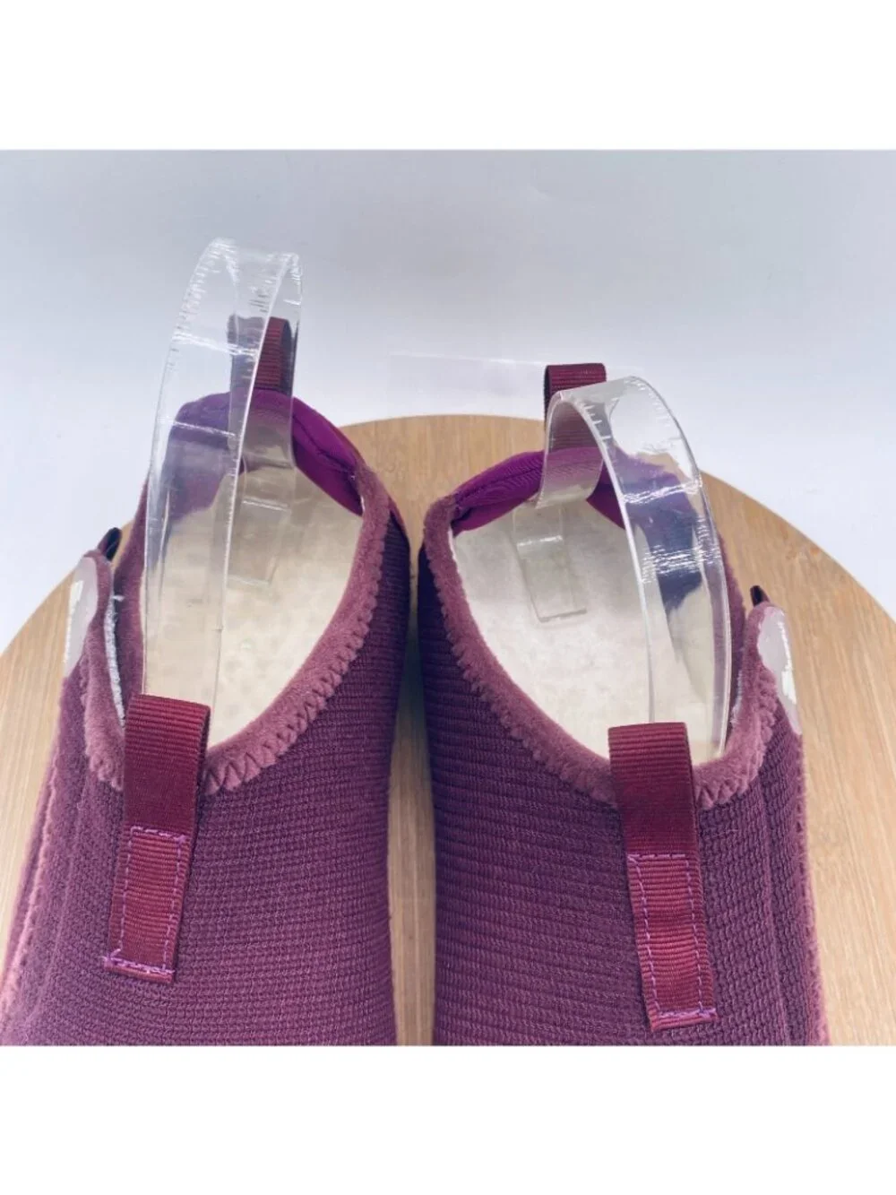 Spesoul Barefoot Shoes Womens 10 41 Burgundy Wool Comfort Flats Minimalist